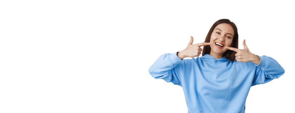 Sorriso após tratamento odontológico